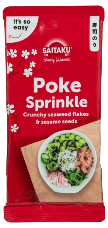 Poke Strøssel m/Tang & Sesamfrø 10g Saitaku