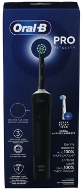 Elektrisk Tannbørste Pro Vitality Black + Extra Ref Oral-b