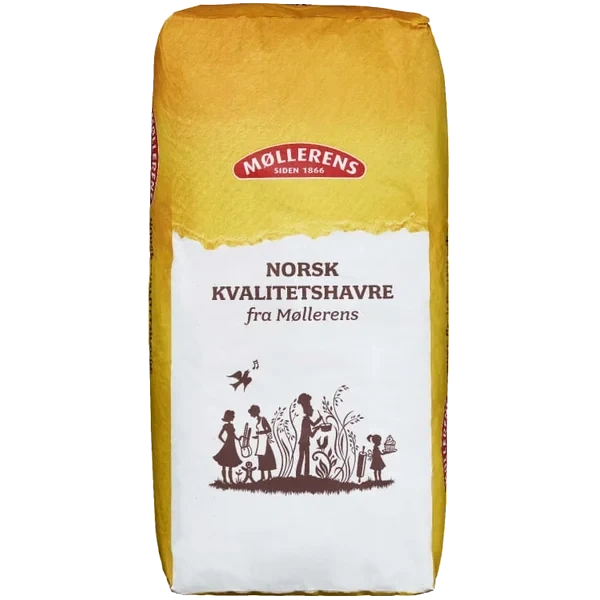Havregryn Lettkokte 25kg Møllerens
