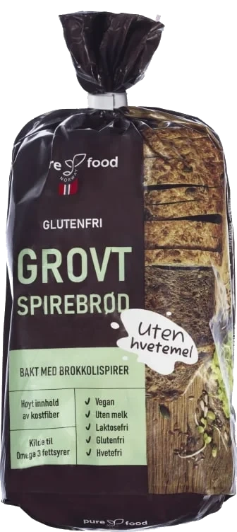 Ekstra Grovt Spirebrød Glutenfri 500g Skivet