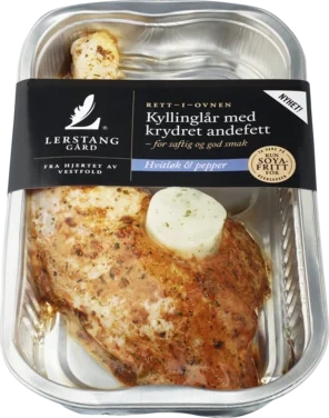 Kyllinglår Hvitløk og Pepper med Andefett 270g Enh Lerstang