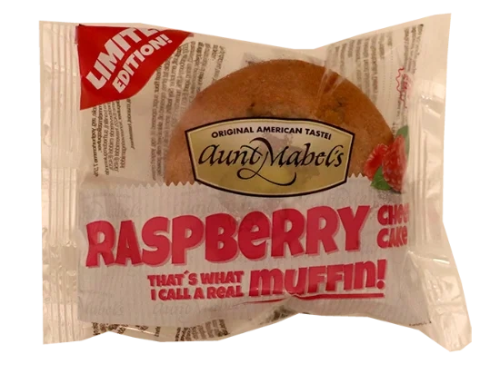 Muffins Bringebær Ostekake Aunt Mabels 100g