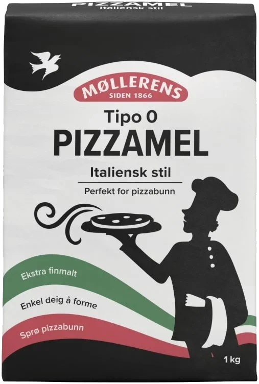 Pizzamel Tipo-0 1kg Møllerens