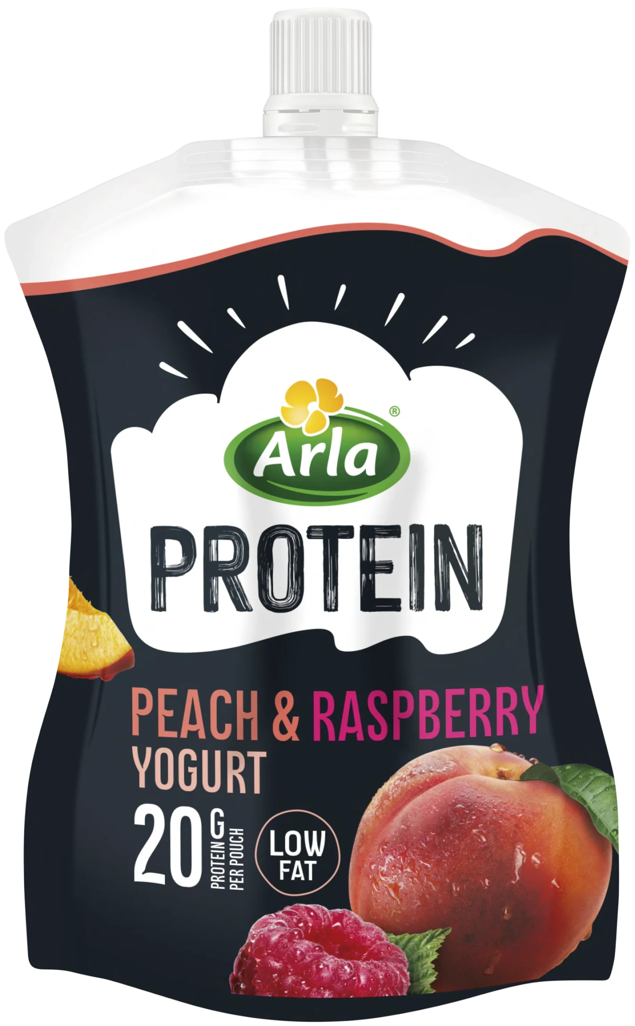 Protein yoghurt persika / hallon 200 g