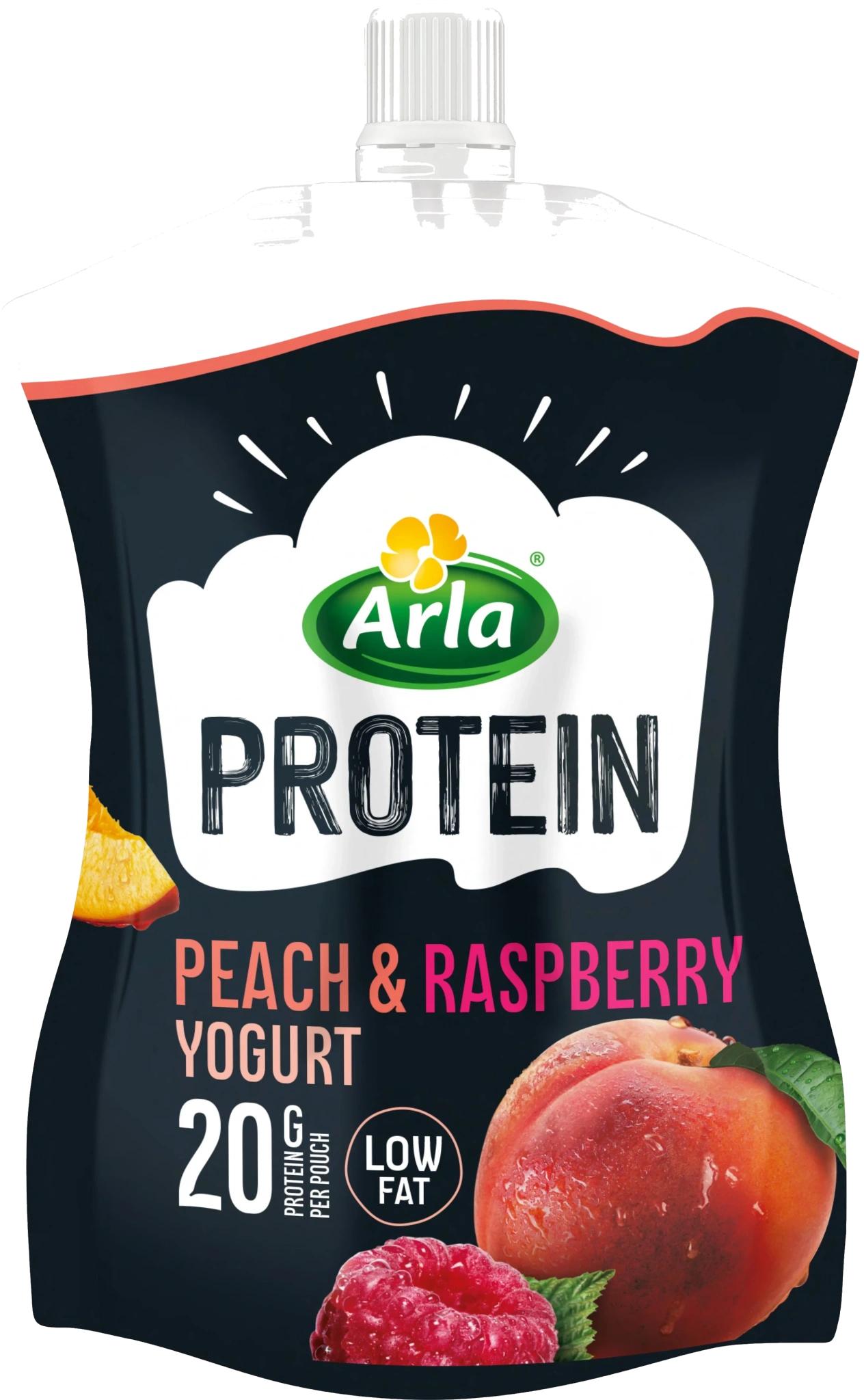 Protein yoghurt persika / hallon 200 g