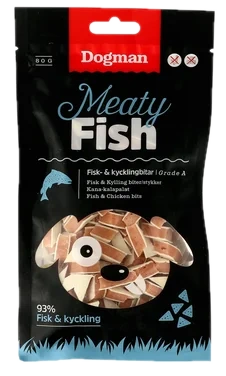 Meaty Fisk og Kyllingbite 80g