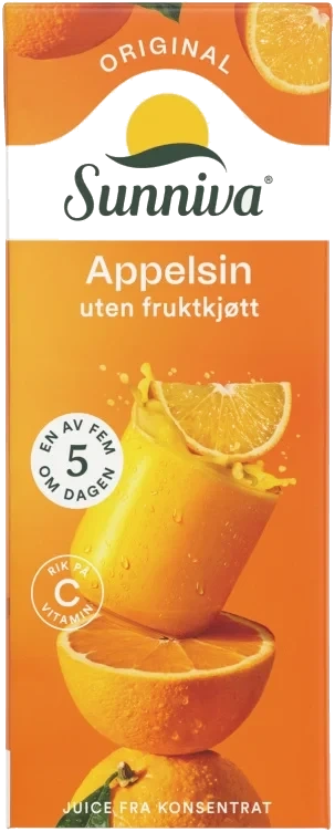 Appelsinjuice Original 250ml Sunniva