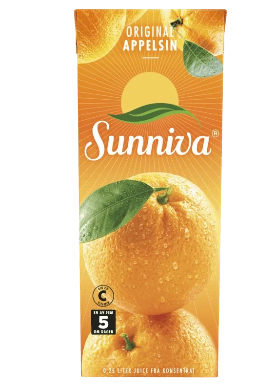 Appelsinjuice Original 250ml Sunniva