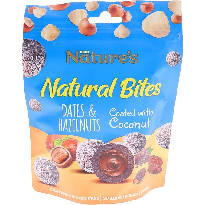 Dadelbollar Hasselnöt & Kokos