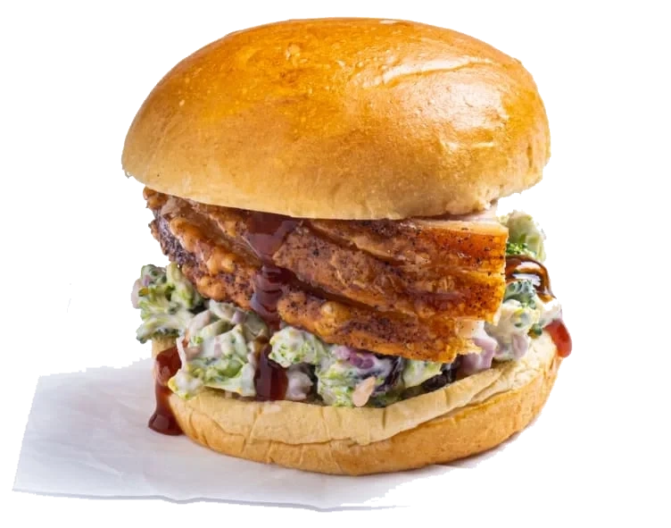 Ribbesandwich m/Brokkolisalat