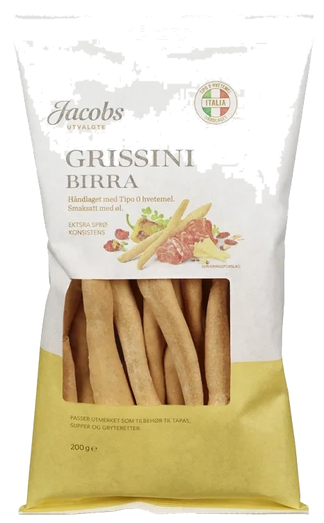 Grissini m/Øl 200g Jacobs Utvalgte