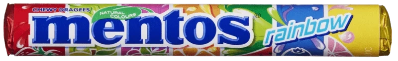Mentos Rainbow Roll 37.5g