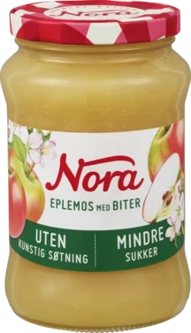 Stabburet Eplemos Mindre Sukker 525g