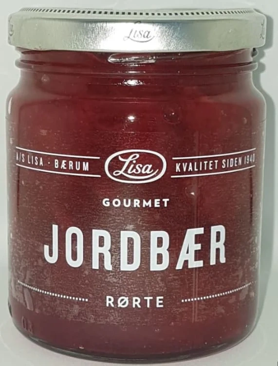 Jordbær Rørt 250g Lisa