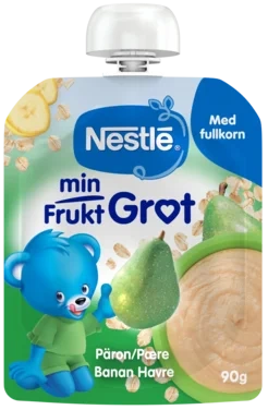 Min Fruktgrøt Pære Banan Havre 90g