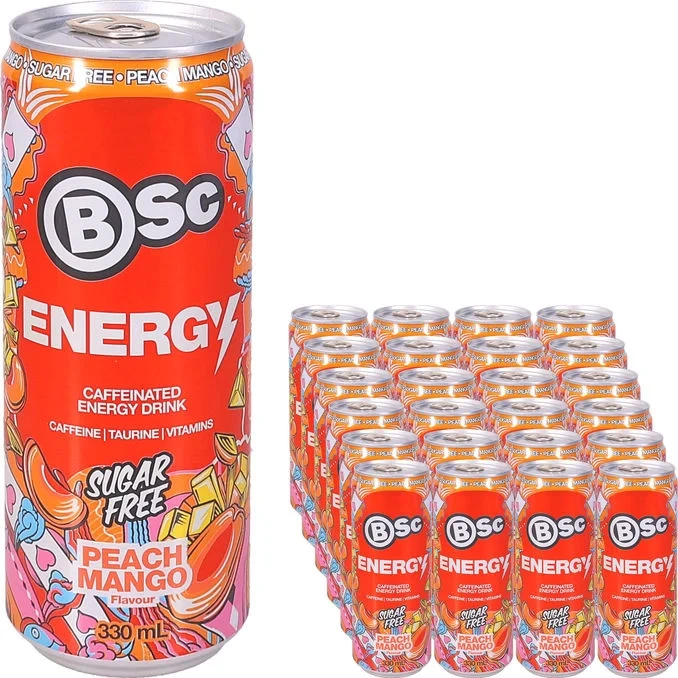 Energidryck Persika & Mango 24-pack