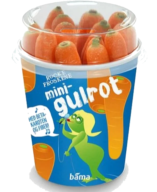 Gulrot 175g Smågodt Rockefroskene
