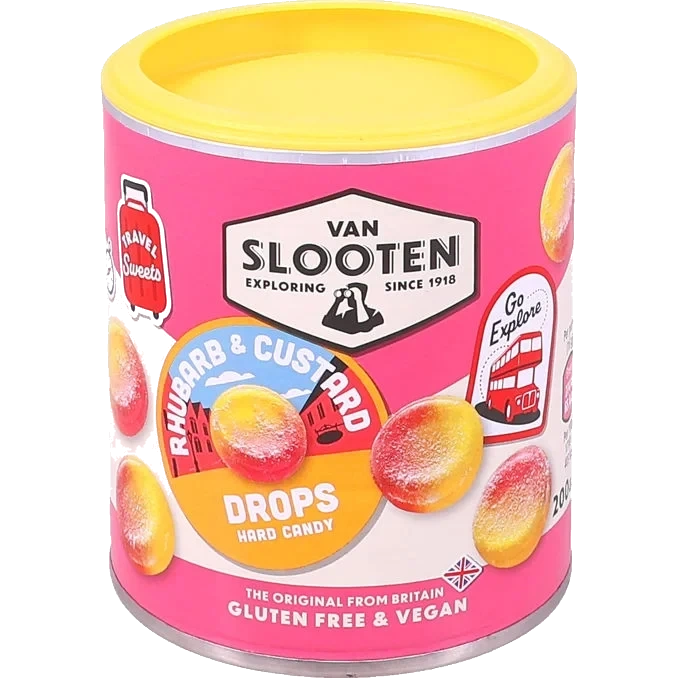Godis Rhubarb & Custard Drops