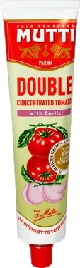 Tomatpuré Tube m/hvitløk 130g Mutti