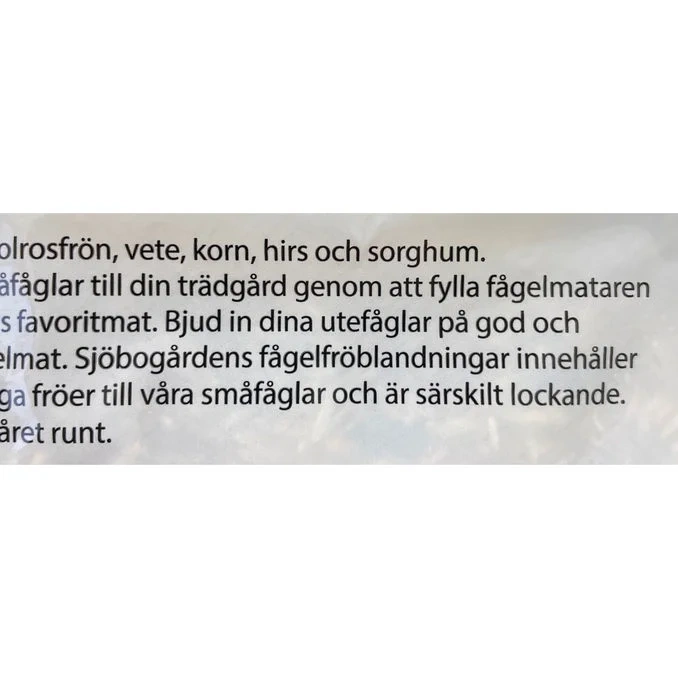 Viltfågelblandning