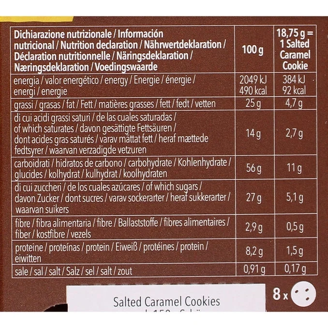 Kakor Salted Caramel Glutenfri