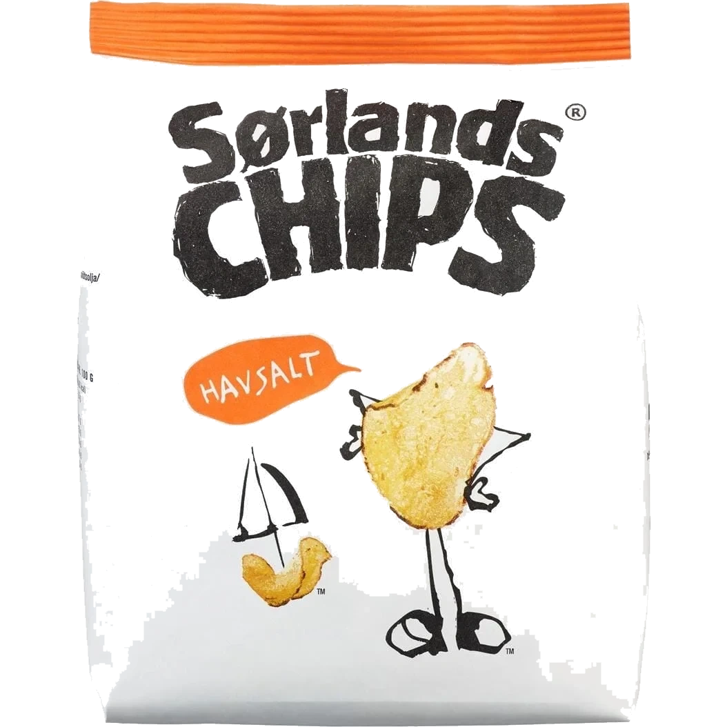 Sørlandschips Havsalt 100g