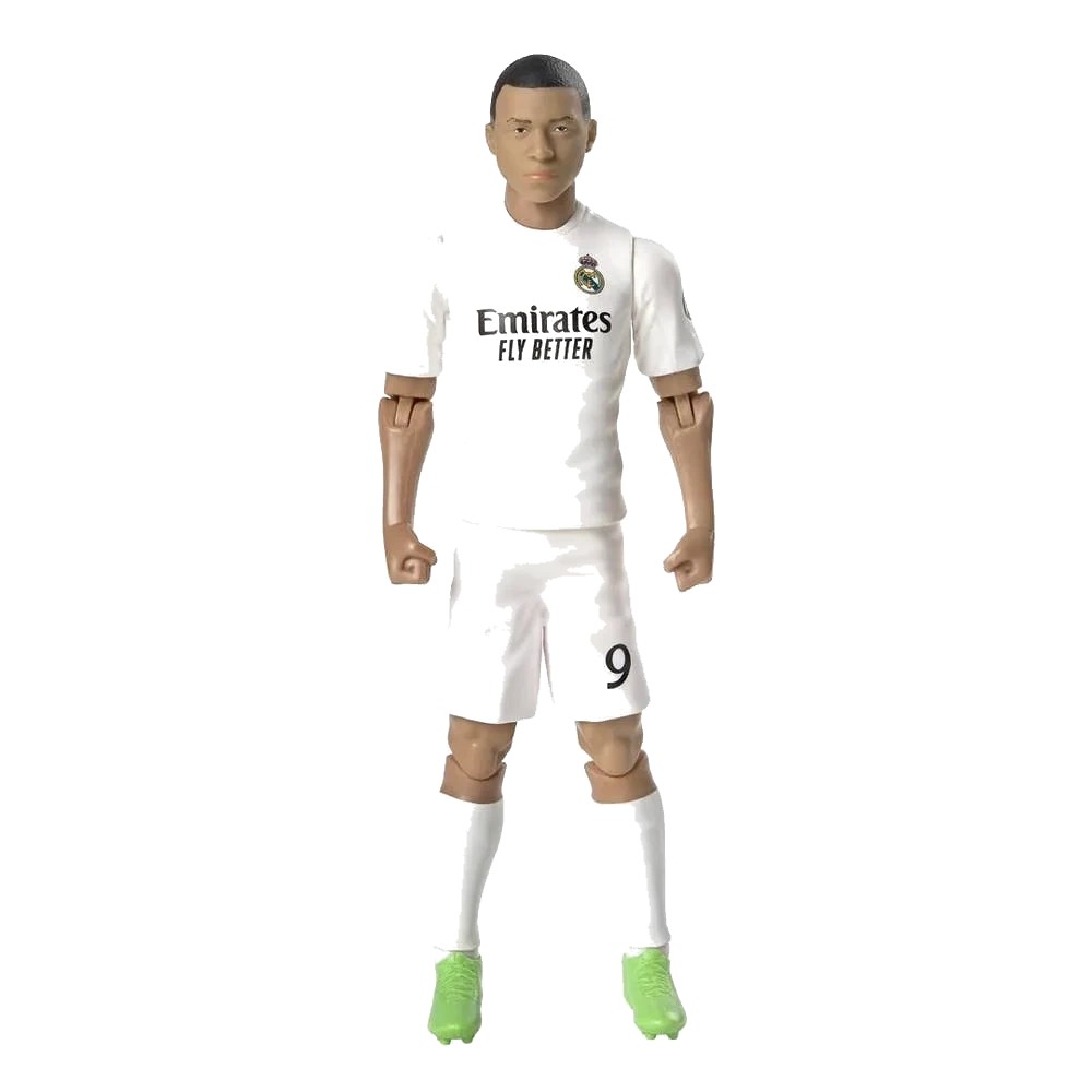 Fotballfigur Mbappé i Real Madrid - drakt