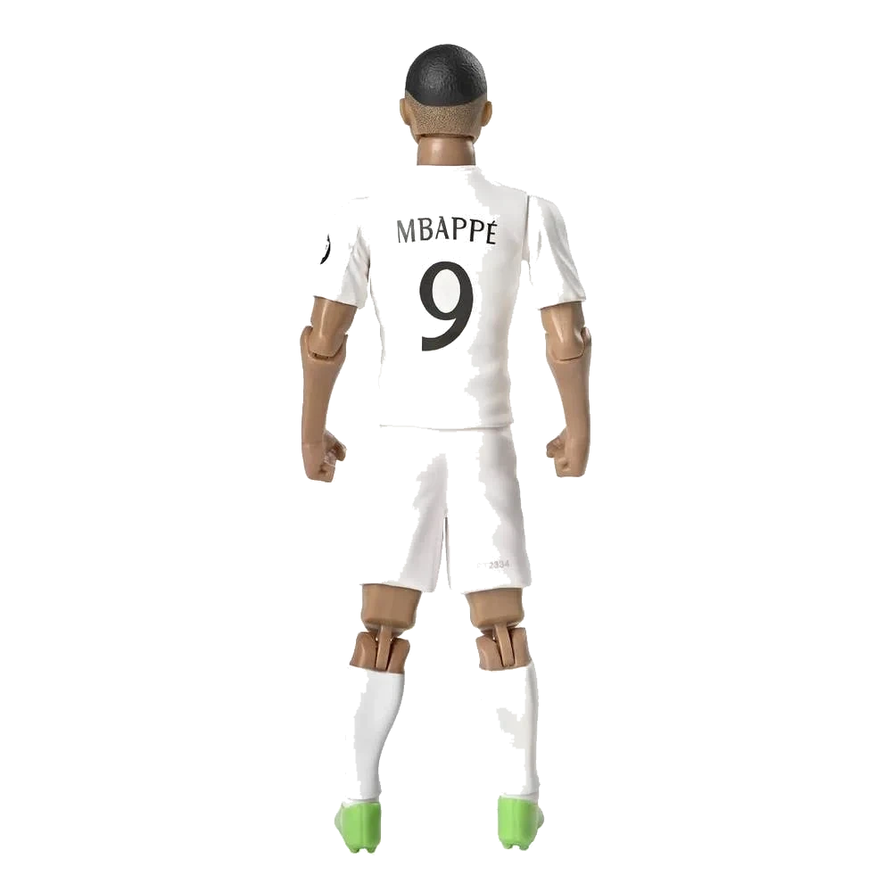 Fotballfigur Mbappé i Real Madrid - drakt