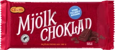 Cloetta Melkesjokolade Uten Sukker 100g