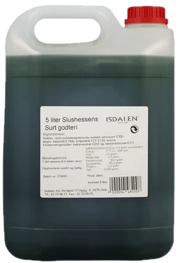 Isdalen Slushessens Surt Godteri 5l Isdalen