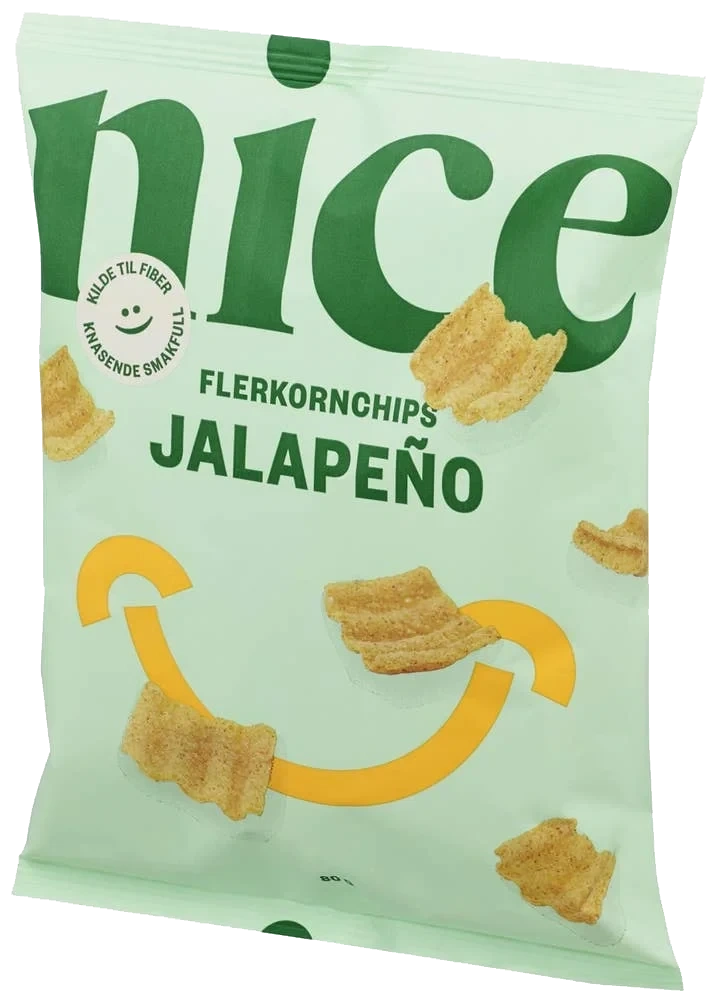 Nice Flerkornchips Jalapeño