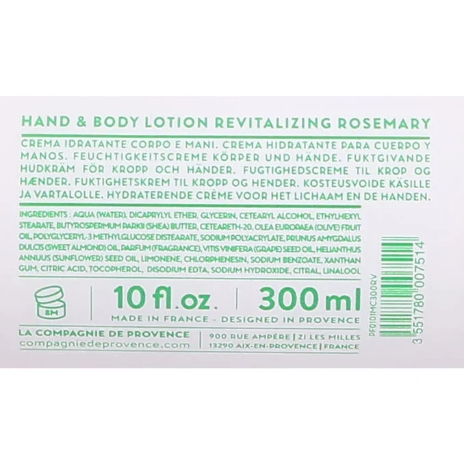 Hand- & Bodylotion Revitalizing Rosemary