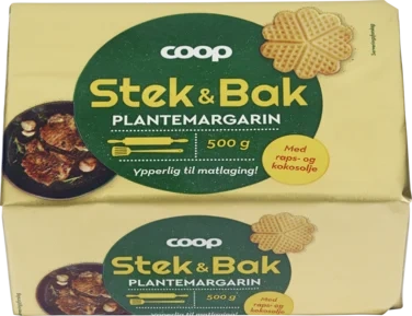 Coop Stek & Bak Plantemargarin 500g