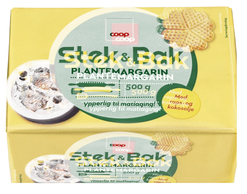Coop Stek & Bak Plantemargarin 500g