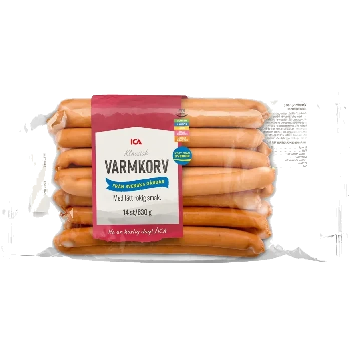 Varmkorv 630g ICA