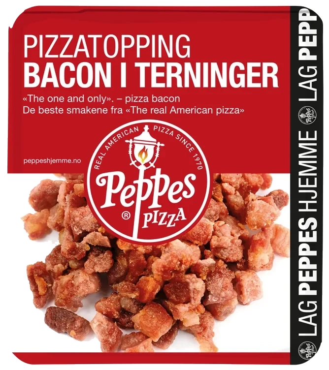 Baconterninger Pizzatopping 80g Peppes
