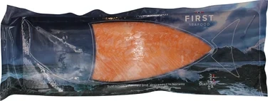 Røkt Laks Skivet, Vac, 1kg, Frys