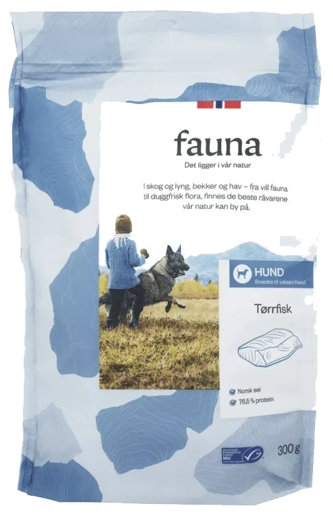 Tørrfisk 300g Fauna