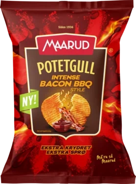 Potetgull 175 g Bacon BBQ crunch Maarud
