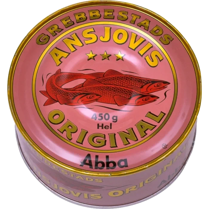 Ansjovis Hel 450g Grebbestad