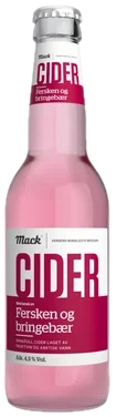 Mack Cider Fersken/bringbær 0.33l Fl