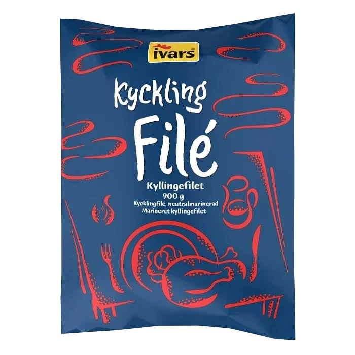 Kycklingfilé Fryst 900g Ivars