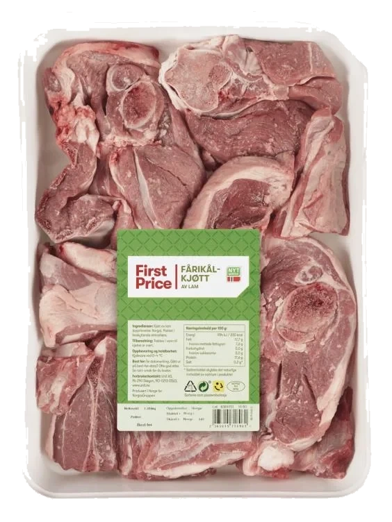 Lam Fårikålkjøtt Ca1,8kg First Price