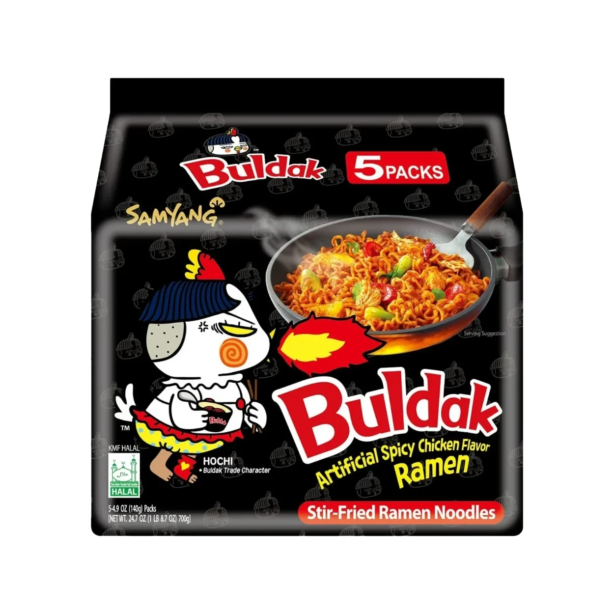 Hot Chicken Instant Ramen (5x140g) Samyang