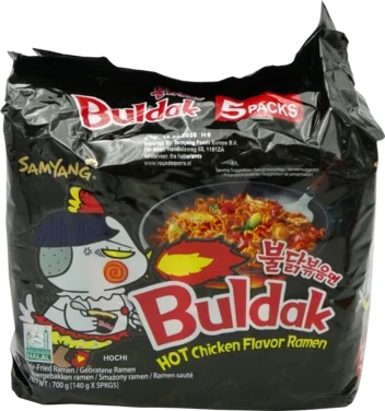 Hot Chicken Instant Ramen (5x140g) Samyang