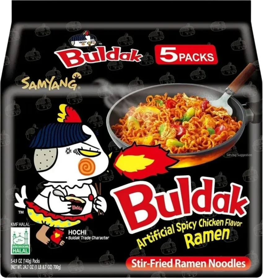 Hot Chicken Instant Ramen (5x140g) Samyang