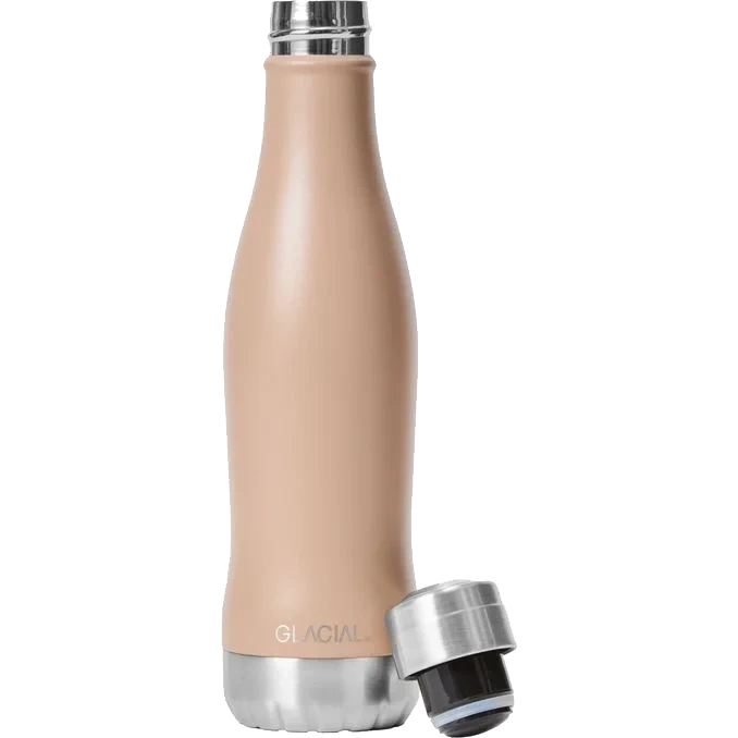 Vattenflaksa Matte Mocha Brown 400ml