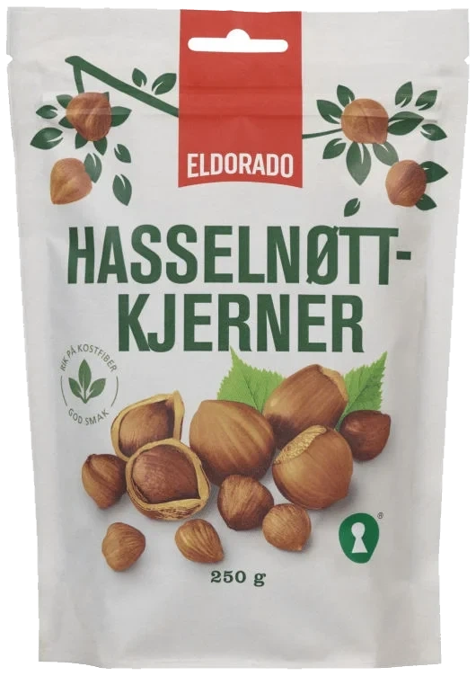 Hasselnøttkjerner 250g Eldorado
