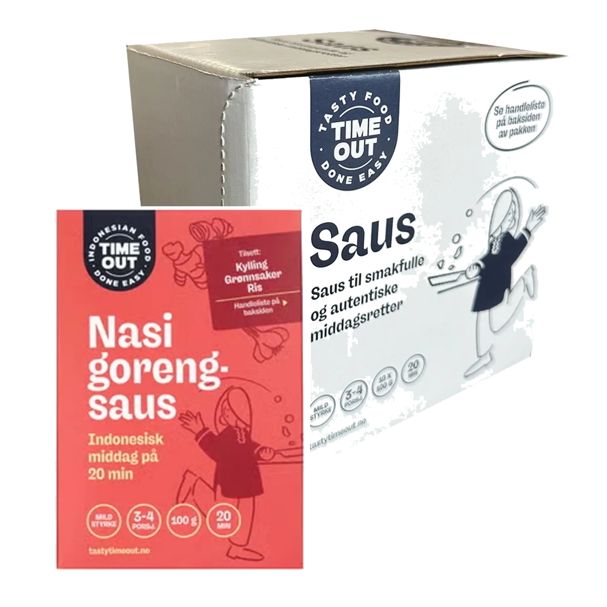 Nasi Goreng Saus (Kartong 10 x 100g)