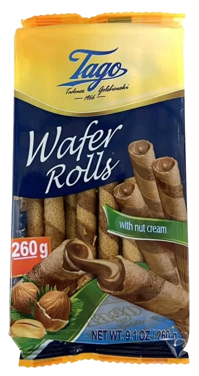 Tago Vaffelrull med Nøttekrem